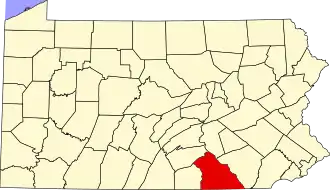 Localisation de Comté d'York(York County)