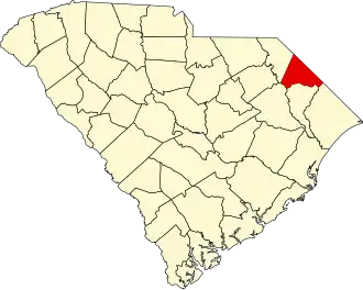 Localisation de Comté de Dillon(Dillon County)