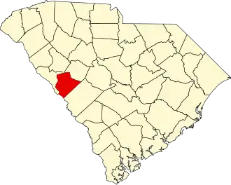 Localisation de Comté d'Edgefield(Edgefield County)