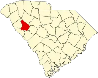 Localisation de Comté de Greenwood(Greenwood County)