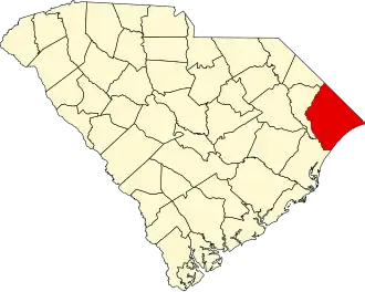 Localisation de Comté de Horry(Horry County)