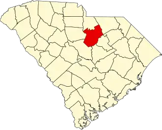 Localisation de Comté de Kershaw(Kershaw County)