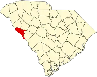 Localisation de Comté de McCormick(McCormick County)