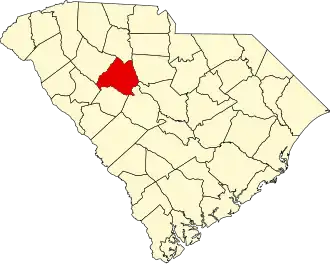 Localisation de Comté de Newberry(Newberry County)