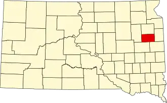 Localisation de Comté de Hamlin(Hamlin County)
