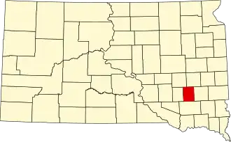 Localisation de Comté de Hanson(Hanson County)