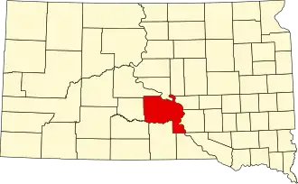 Localisation de Comté de Lyman(Lyman County)