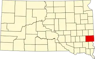 Localisation de Comté de Minnehaha(en) Minnehaha County