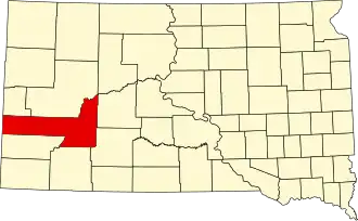 Localisation de Comté de Pennington(en) Pennington County