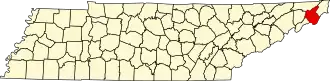 Localisation de Comté de Carter(Carter County)