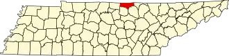 Localisation de Comté de Clay(Clay County)
