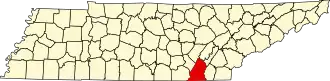 Localisation de Comté de Hamilton(en) Hamilton County