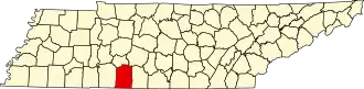 Localisation de Comté de Lawrence(Lawrence County)