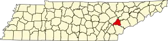 Localisation de Comté de Loudon(Loudon County)