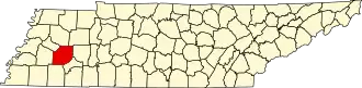 Localisation de Comté de Madison(Madison County)