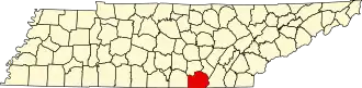Localisation de Comté de Marion(Marion County)
