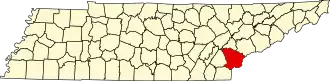 Localisation de Comté de Monroe(Monroe County)
