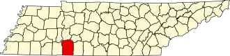 Localisation de Comté de Wayne(Wayne County)