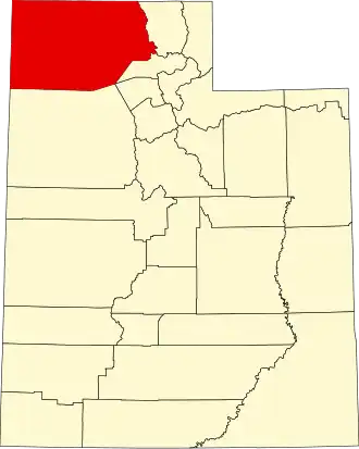 Localisation de Comté de Box Elder(Box Elder County)