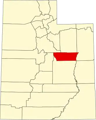 Localisation de Comté de Carbon(Carbon County)