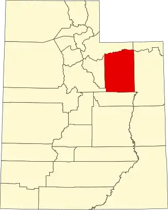 Localisation de Comté de Duchesne(Duchesne County)