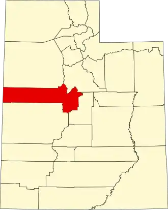 Localisation de Comté de Juab(Juab County)