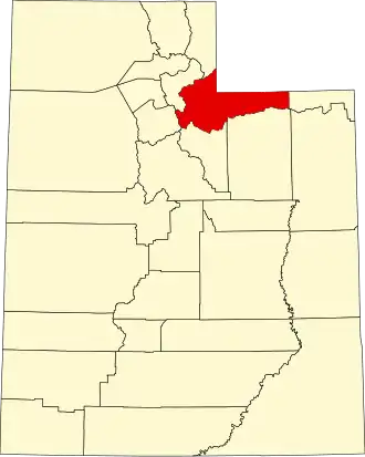 Localisation de Comté de Summit(Summit County)