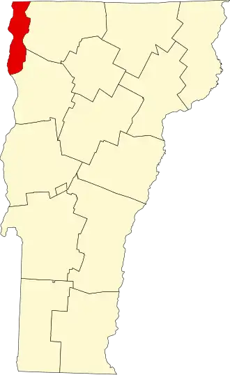 Localisation de Comté de Grand IsleGrand Isle County