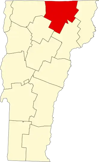 Localisation de Comté d'Orleans(Orleans County)