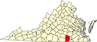 Localisation de Comté de BrunswickBrunswick County