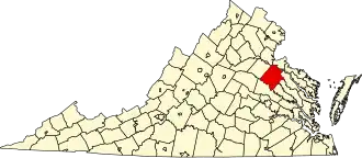 Localisation de Comté de CarolineCaroline County