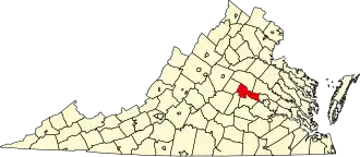 Localisation de Comté de Goochland