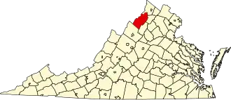 Localisation de Comté de Shenandoah