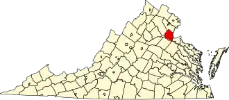 Localisation de Comté de Stafford