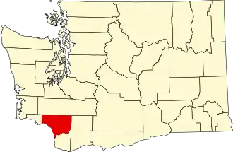 Localisation de Comté de Cowlitz(Cowlitz County)