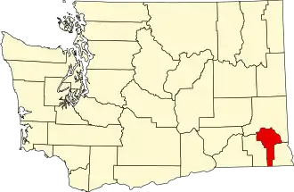 Localisation de Comté de Garfield(Garfield County)