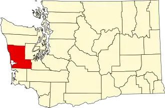 Localisation de Comté de Grays Harbor(en) Grays Harbor County