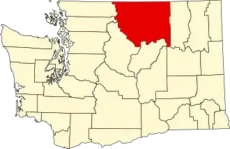 Localisation de Comté d'Okanogan(en) Okanogan County