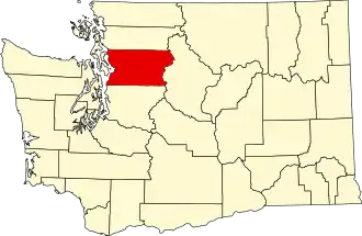 Localisation de Comté de Snohomish(Snohomish County)