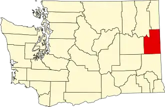Localisation de Comté de Spokane(en) Spokane County