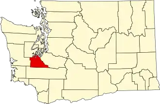 Localisation de Comté de Thurston(Thurston County)