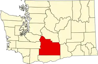 Localisation de Comté de Yakima(Yakima County)