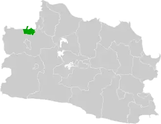 Localisation de Depok