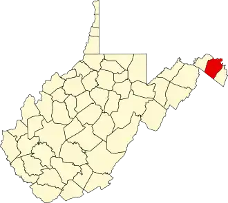 Localisation de Comté de Berkeley(Berkeley County)