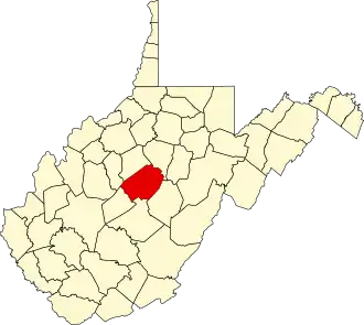 Localisation de Comté de Braxton(Braxton County)