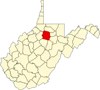 Localisation de Comté de Harrison(Harrison County)