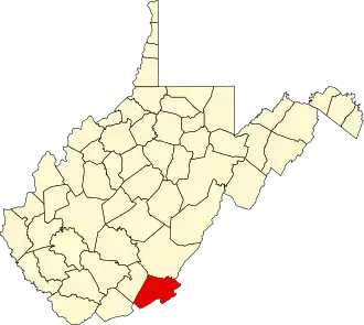 Localisation de Comté de Monroe(Monroe County)