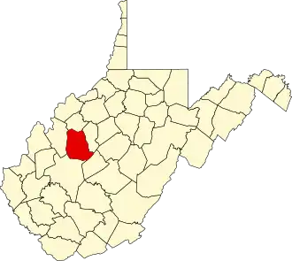 Localisation de Comté de Roane(Roane County)