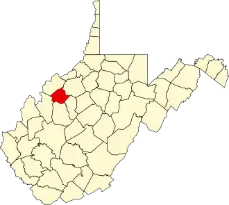Localisation de Comté de Wirt(Wirt County)