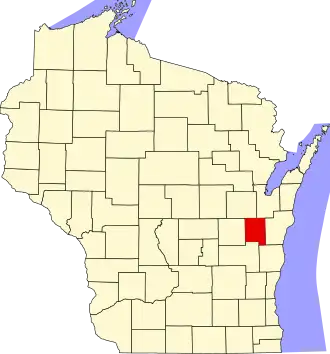 Localisation de Comté de Calumet(Calumet County)